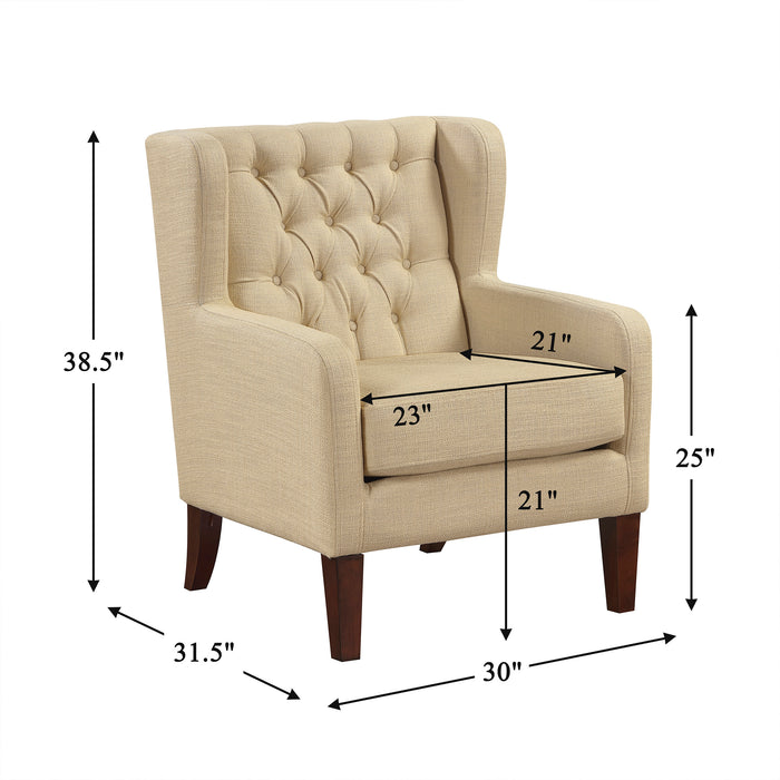 OakvillePark Varen Textured Fabric Accent Chair