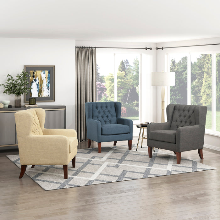 OakvillePark Varen Textured Fabric Accent Chair
