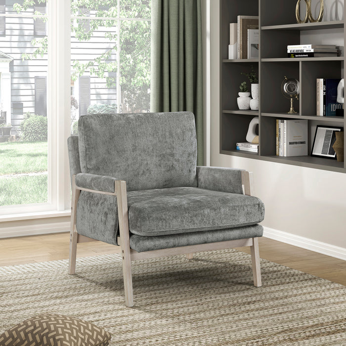 OakvillePark Glentop Chenille Fabric Accent Chair