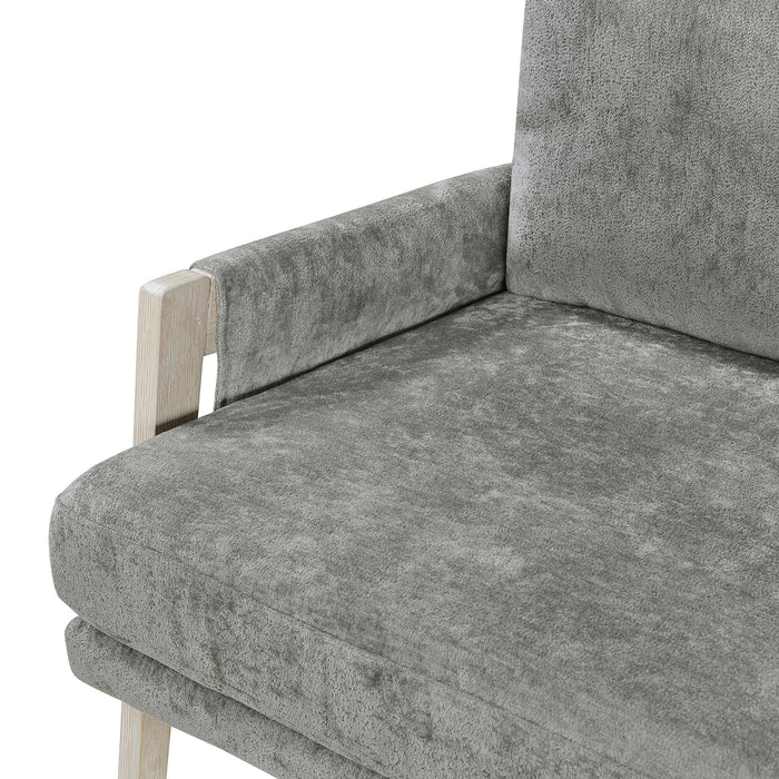 OakvillePark Glentop Chenille Fabric Accent Chair