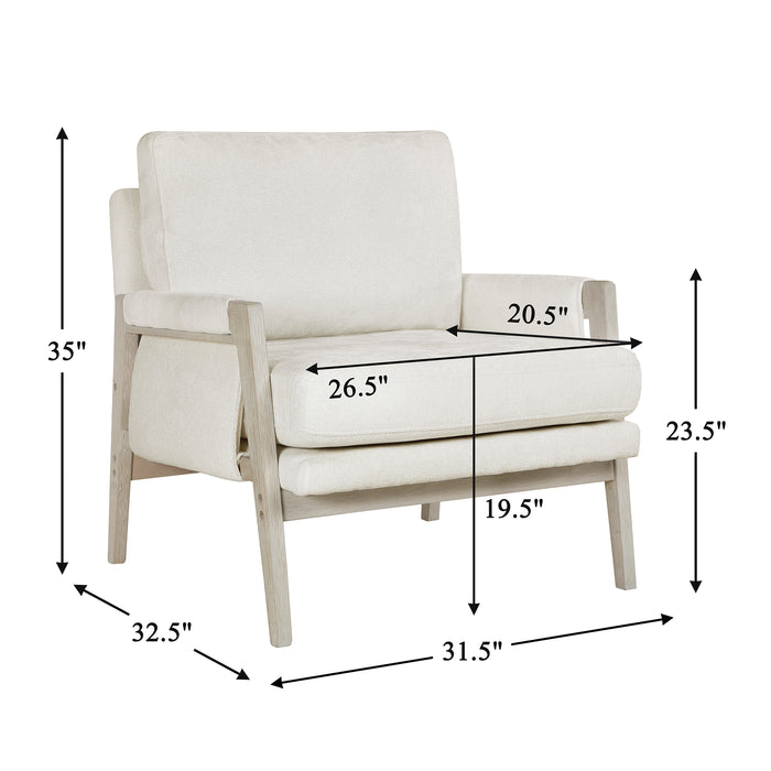 OakvillePark Glentop Chenille Fabric Accent Chair
