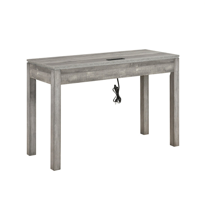 OakvillePark Avenshire Rectangle 1 Drawer Writing Desk with Built-in power outlet and USB Charging Port