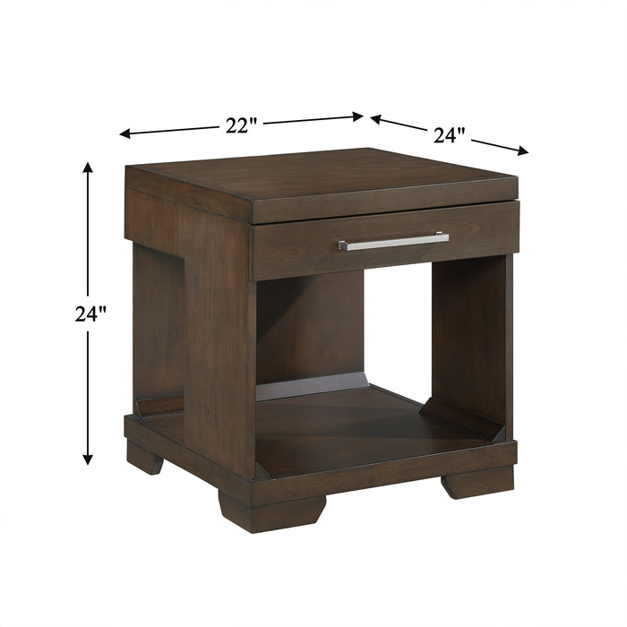 OakvillePark Alton 1 Drawer End Table
