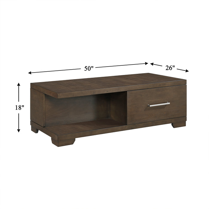 OakvillePark Alton 1 Drawer 1 Door Cocktail Table