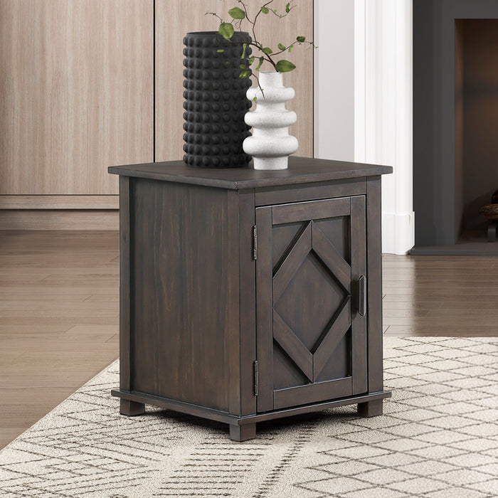 OakvillePark Lior 1 Door Chairside Table