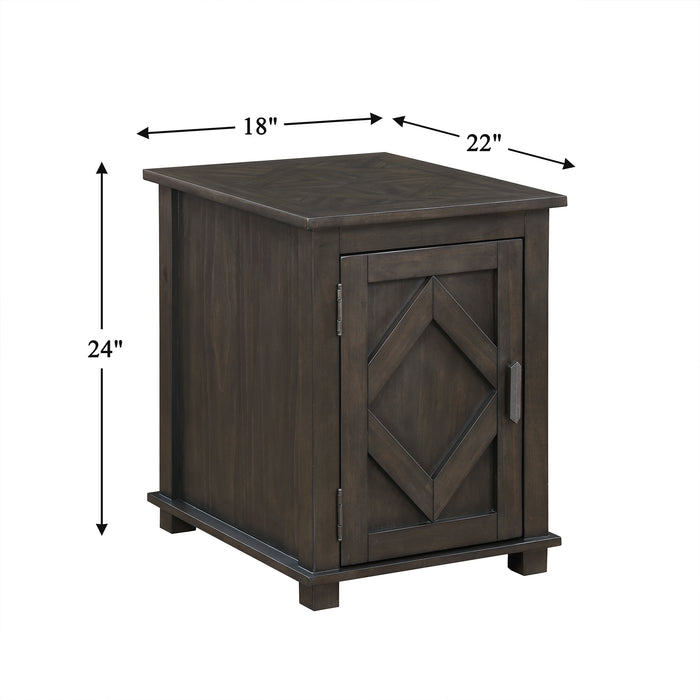 OakvillePark Lior 1 Door Chairside Table