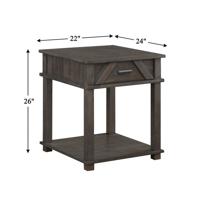OakvillePark Lior 1 Drawer End Table