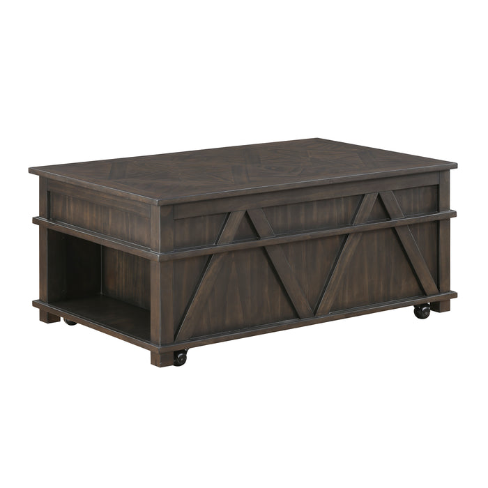 OakvillePark Lior Lift Top Cocktail Table with Casters