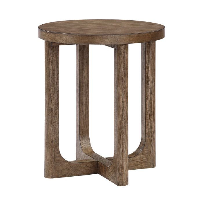 OakvillePark Elion Wood Round End Table