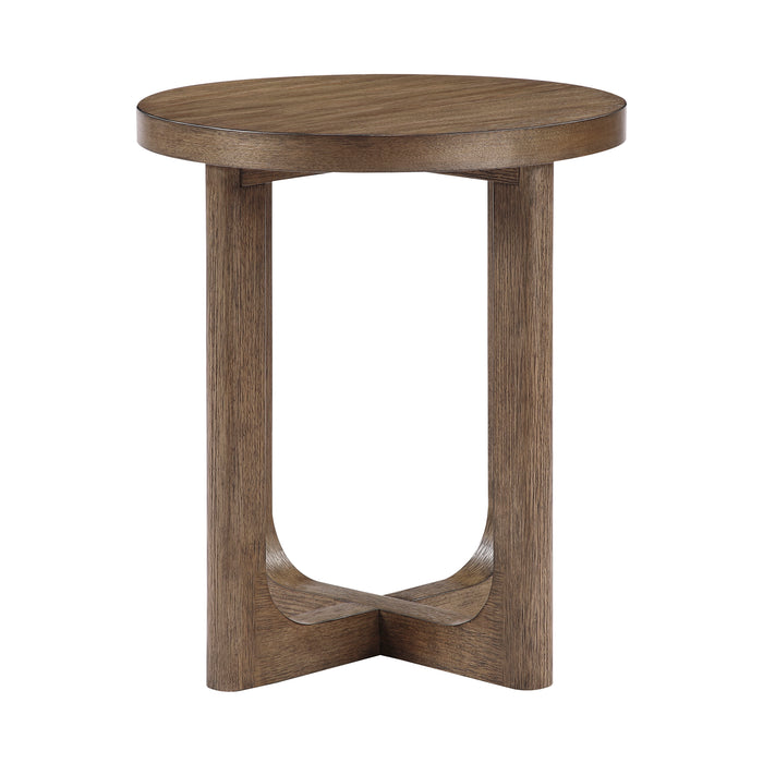 OakvillePark Elion Wood Round End Table