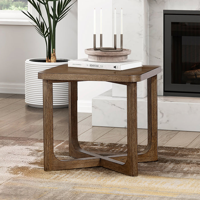 OakvillePark Elion Wood Square End Table