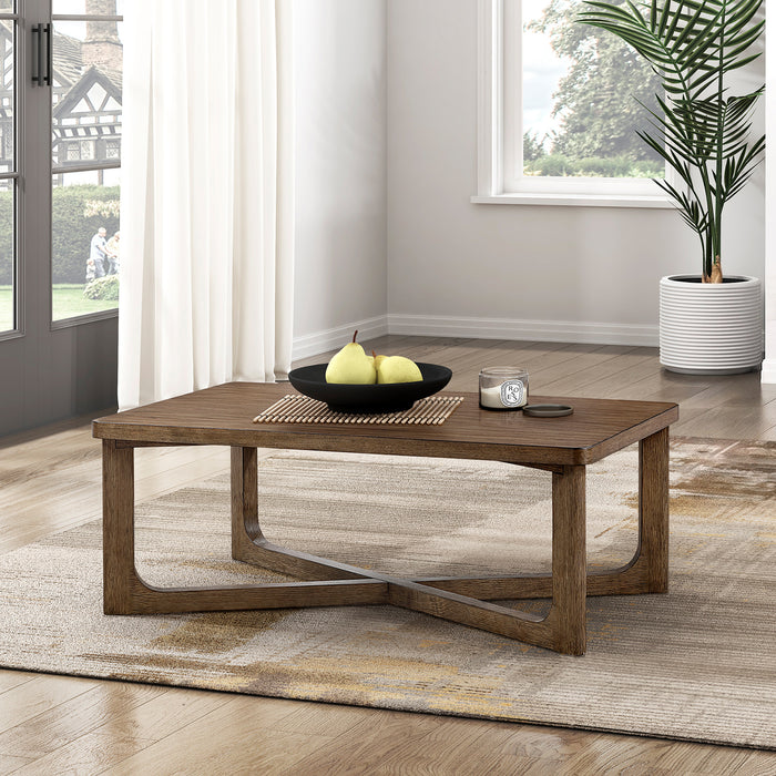 OakvillePark Elion Wood Rectangle Cocktail Table