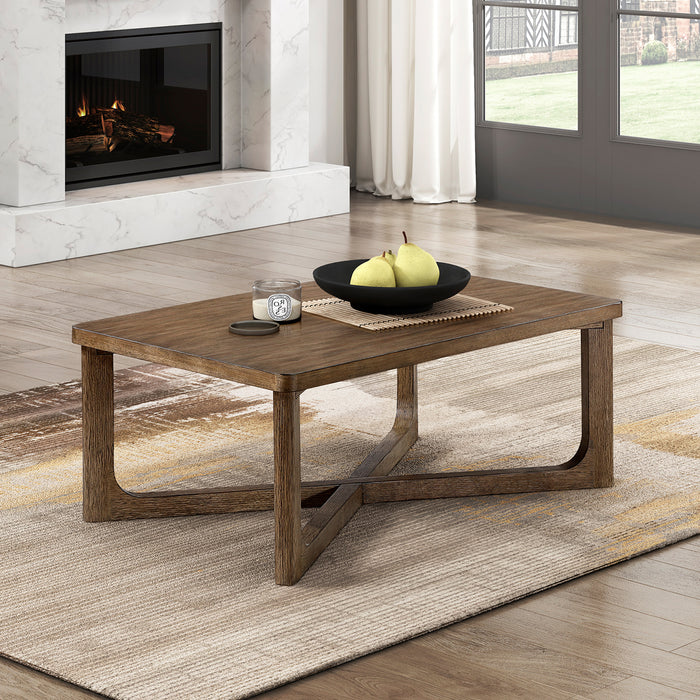 OakvillePark Elion Wood Rectangle Cocktail Table