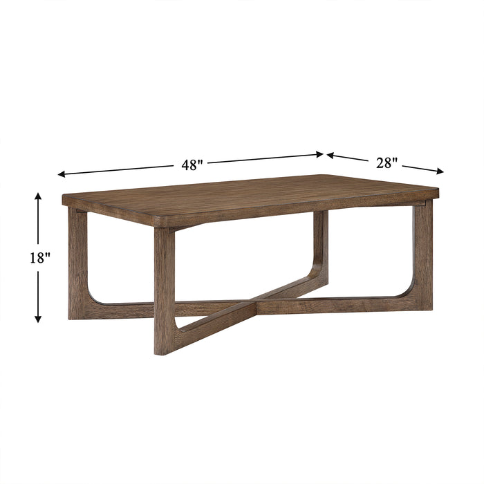 OakvillePark Elion Wood Rectangle Cocktail Table