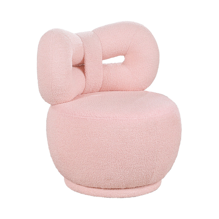 OakvillePark Wooda Boucle Fabric Kid's Swivel Chair