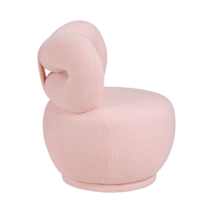 OakvillePark Wooda Boucle Fabric Kid's Swivel Chair