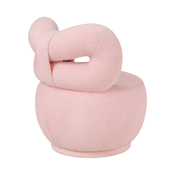 OakvillePark Wooda Boucle Fabric Kid's Swivel Chair