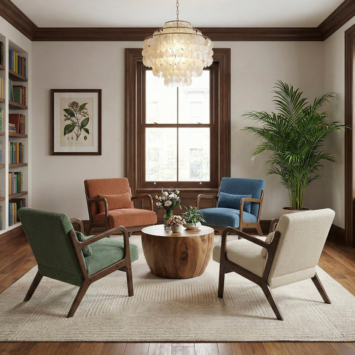 OakvillePark Cavano Corduroy Accent Chair