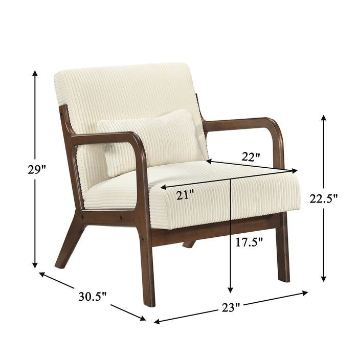 OakvillePark Cavano Corduroy Accent Chair