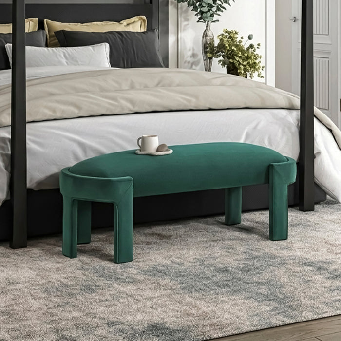 OakvillePark Veywood Velvet Bench