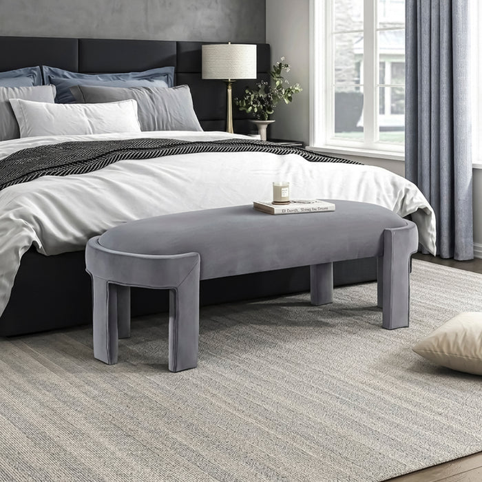 OakvillePark Veywood Velvet Bench