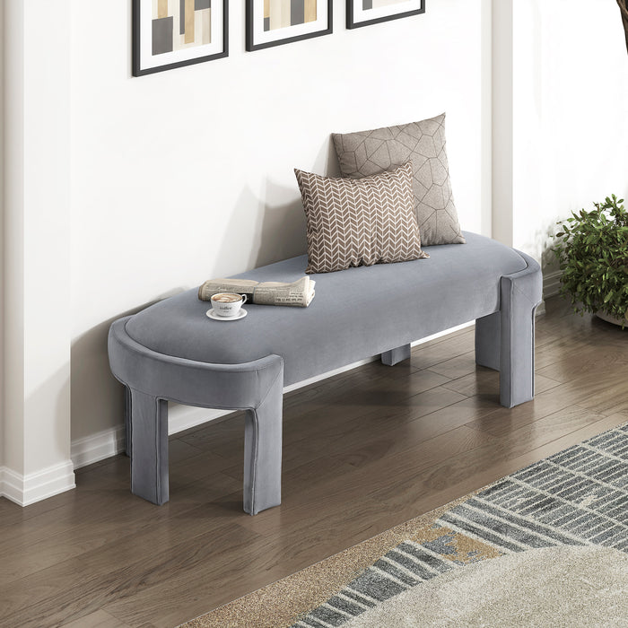 OakvillePark Veywood Velvet Bench