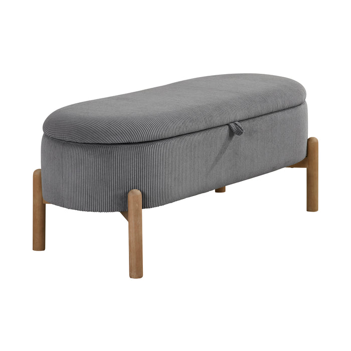 OakvillePark Terralisse Corduroy Lift Top Storage Bench