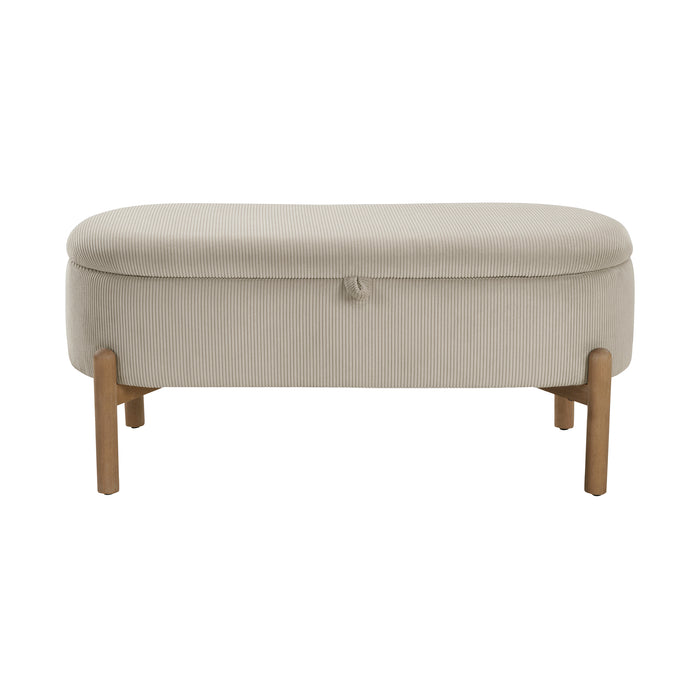 OakvillePark Terralisse Corduroy Lift Top Storage Bench
