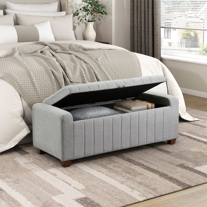 OakvillePark Millbranch Boucle Fabric Storage Bench