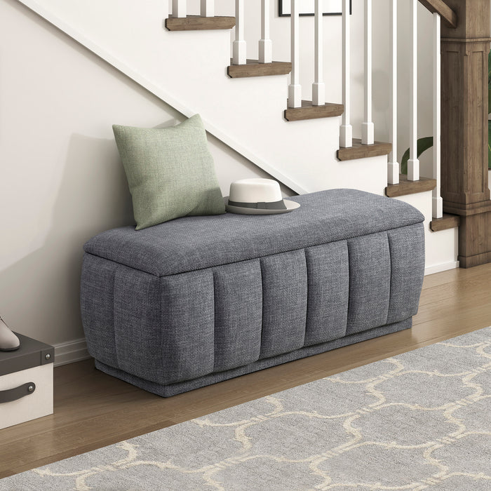 OakvillePark Halorini Textured Fabric Storage Bench