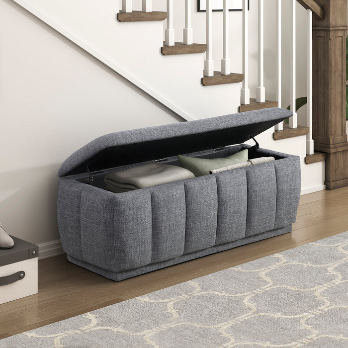 OakvillePark Halorini Textured Fabric Storage Bench
