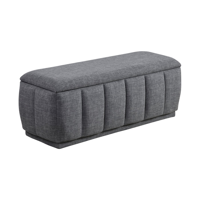 OakvillePark Halorini Textured Fabric Storage Bench