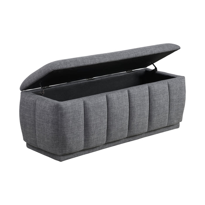 OakvillePark Halorini Textured Fabric Storage Bench
