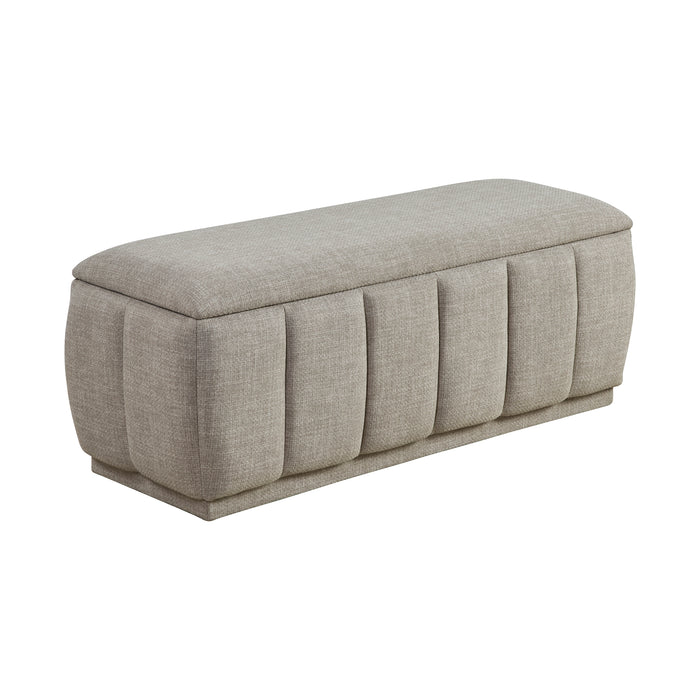 OakvillePark Halorini Textured Fabric Storage Bench