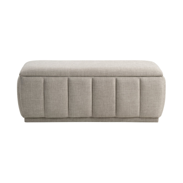 OakvillePark Halorini Textured Fabric Storage Bench