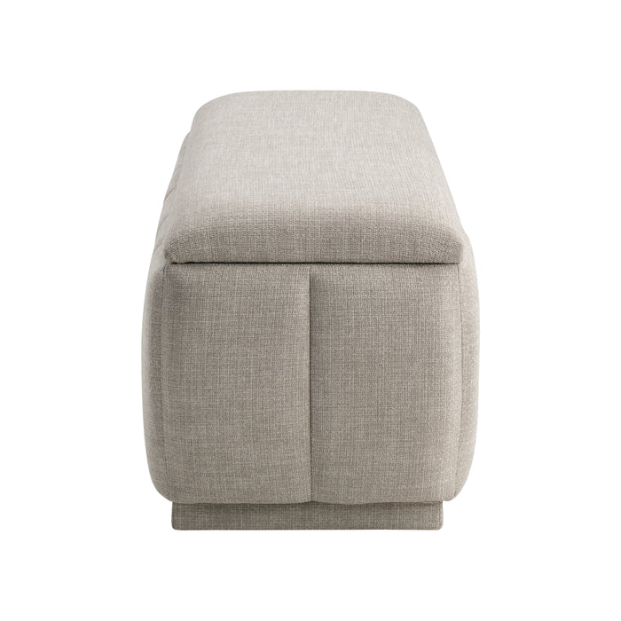 OakvillePark Halorini Textured Fabric Storage Bench