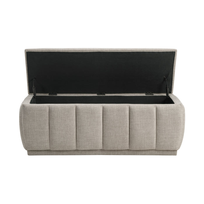 OakvillePark Halorini Textured Fabric Storage Bench