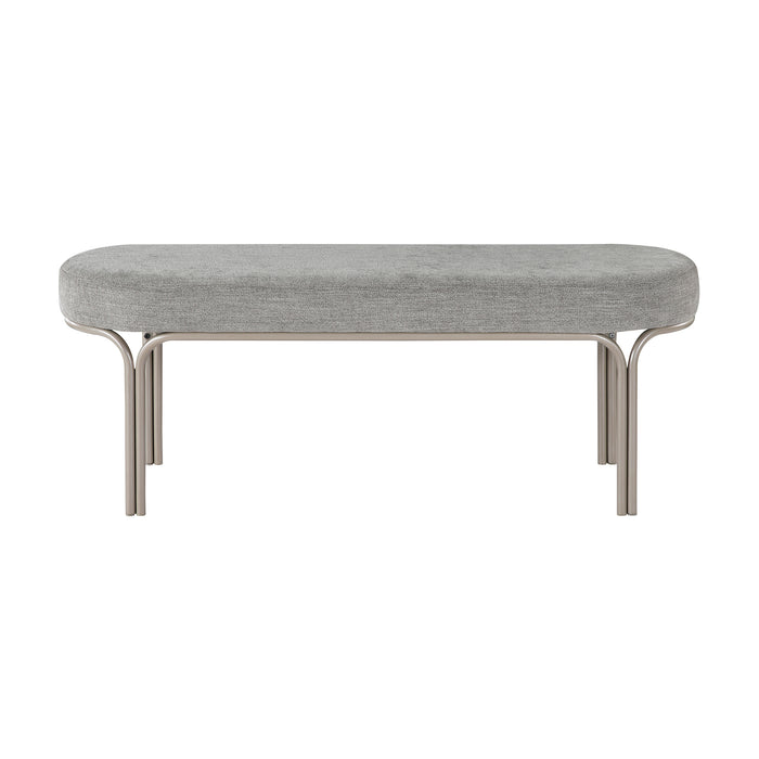 OakvillePark Lunarow Chenille Bench