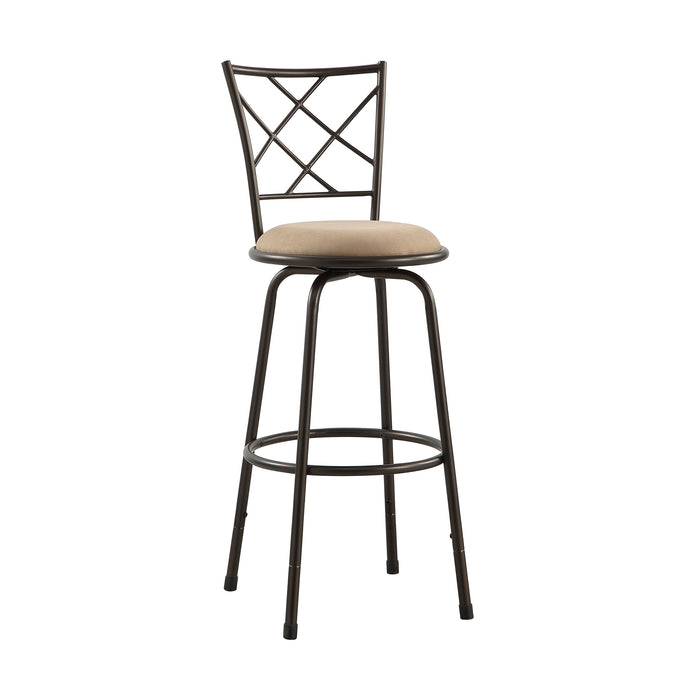 OakvillePark Alto Microfiber Fabric 3-Piece Pack Convertible Swivel Counter/Pub Height Chair