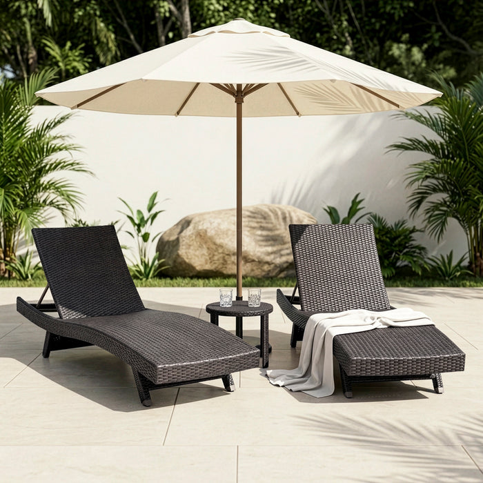OakvillePark Norvelle  Outdoor Chaise Lounger
