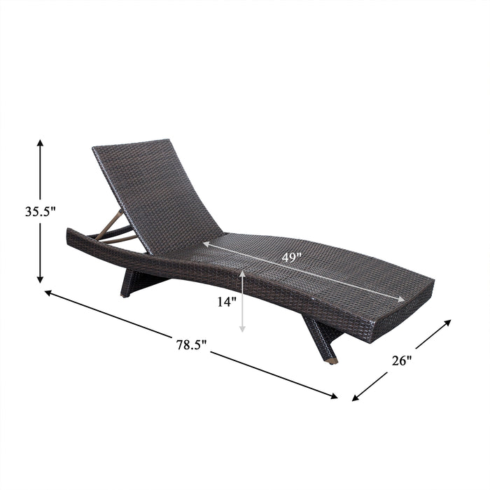 OakvillePark Norvelle  Outdoor Chaise Lounger