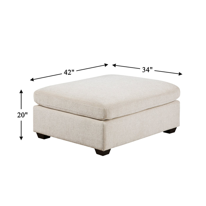 OakvillePark Crestiva Chenille Ottoman