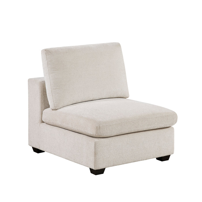 OakvillePark Crestiva Chenille Armless Chair
