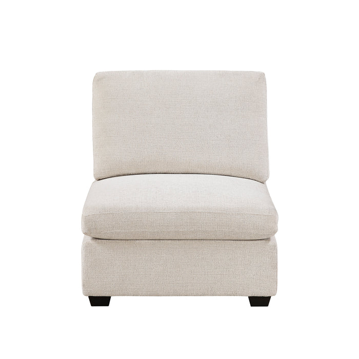OakvillePark Crestiva Chenille Armless Chair