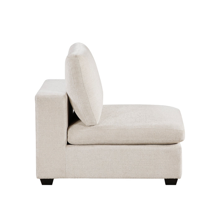 OakvillePark Crestiva Chenille Armless Chair