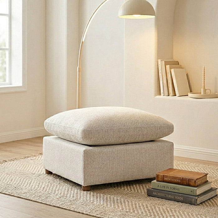 OakvillePark Velmont Chenille Ottoman