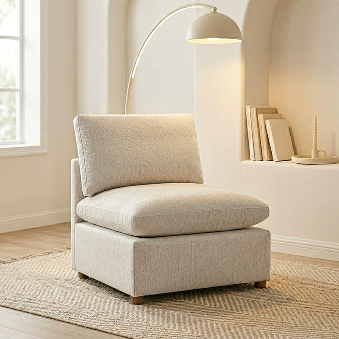OakvillePark Velmont Chenille Armless Chair