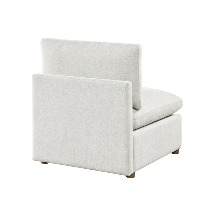 OakvillePark Velmont Chenille Armless Chair