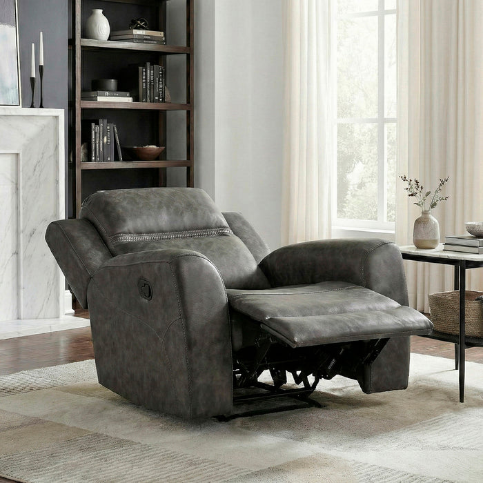 OakvillePark  Vensley Microfiber Manual Recliner