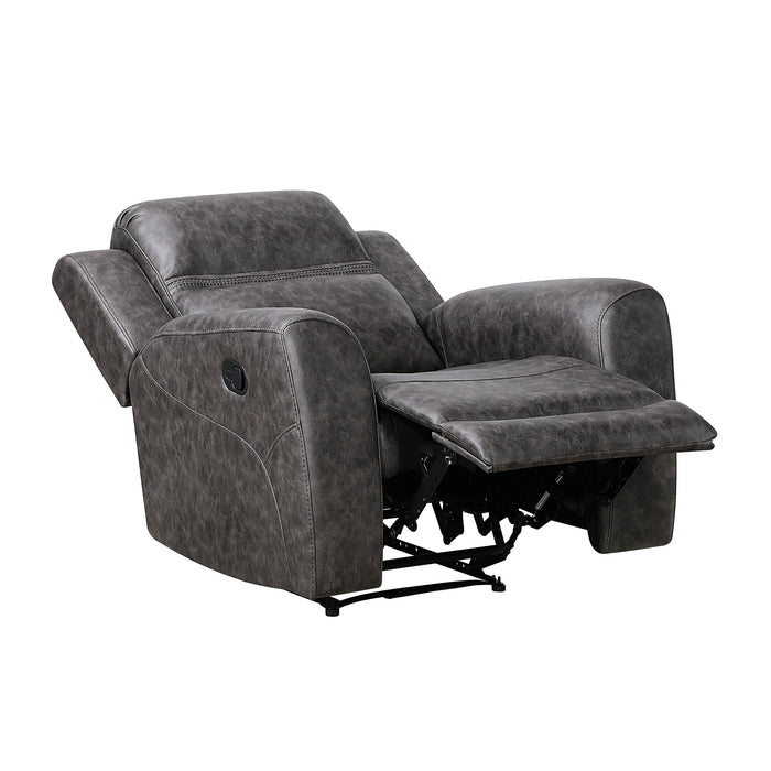 OakvillePark  Vensley Microfiber Manual Recliner